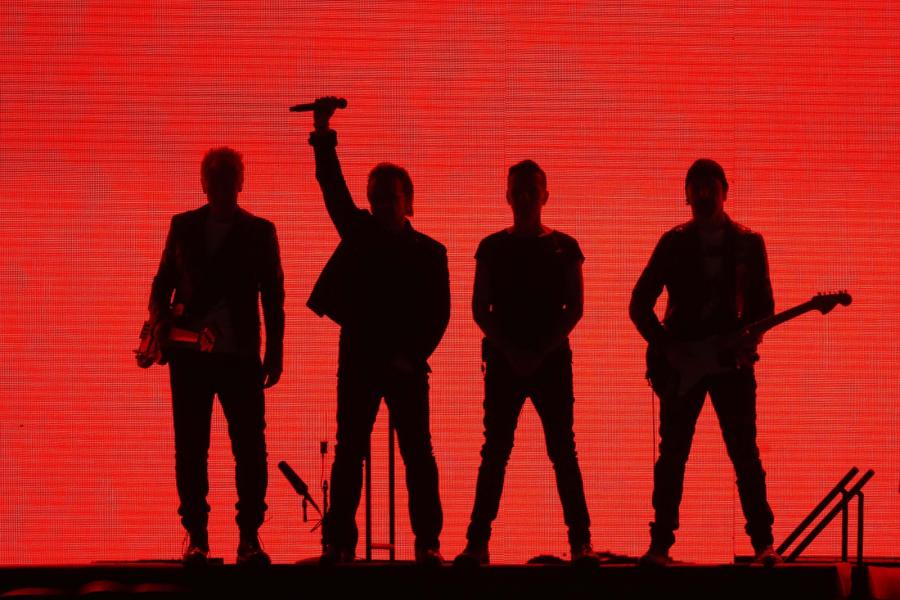 U2 podczas trasy "The Joshua Tree 2017" - koncert w Santiago de Chile 14.10.2017