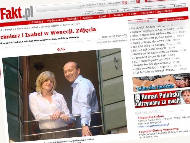 Isabel i Kazimierz odwiedzili Wenecję