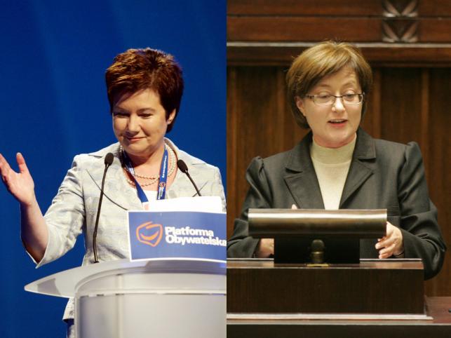 Aniołki i paprotki Kaczyńskiego i Tuska