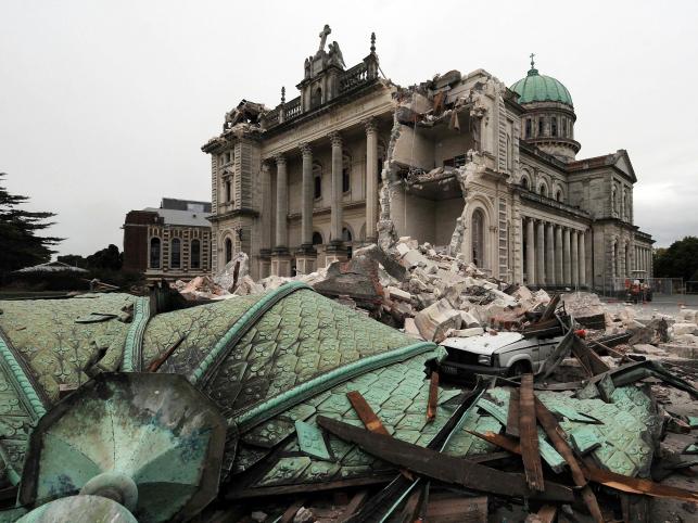Po trzęsieniu ziemi w Christchurch
