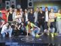 Uczestnicy "You Can Dance" z jurorami: Kingą Rusin, Agustinem Egurrolą i Michałem Pirógiem oraz prowadzącą program Patricią Kazadi
