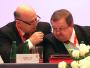 Prezes PZPN Grzegorz Lato i sekretarz generalny związku Zdzisław Kręcina