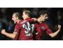 Radość hanowerczyków po remisie z FC Kopenhaga w Europejskiej lidze UEFA