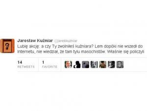 Jarosław Kuźniar na Twitterze