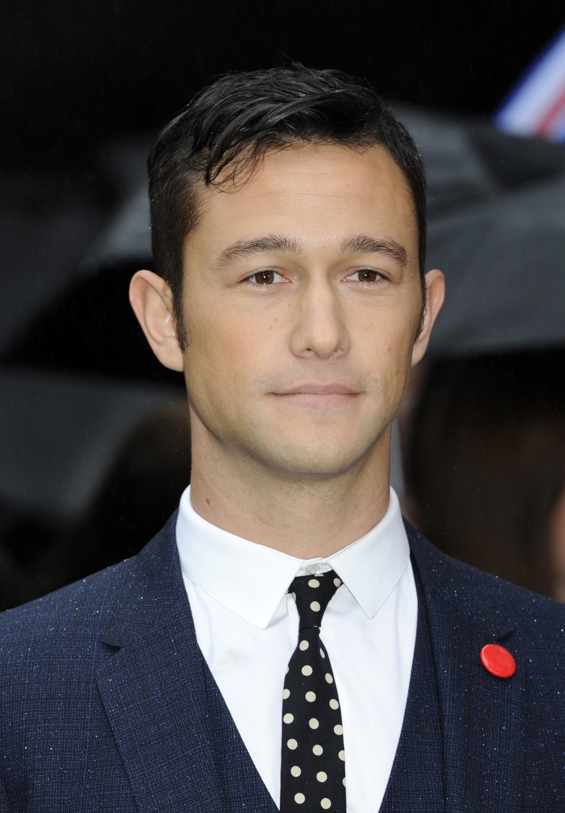 Joseph Gordon Levitt na premierze filmu "Mroczny rycerz powstaje" w Londynie