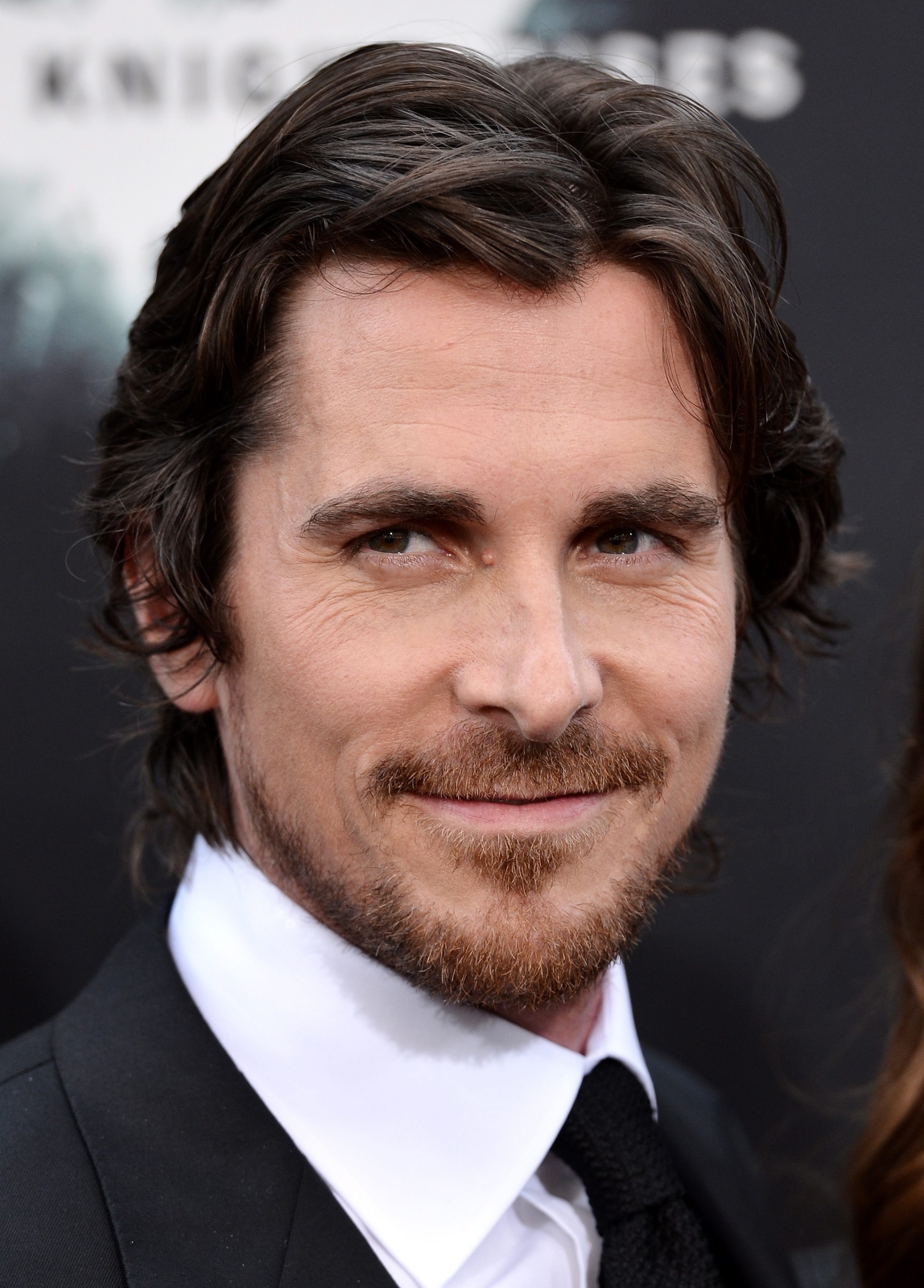 Christian Bale na premierze filmu "Mroczny rycerz powstaje" w Nowym Jorku