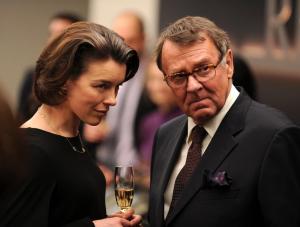 Olivia Williams i Tom Wilkinson w  quot;Autor widmo quot;
