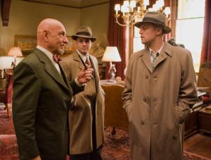 Ben Kingsley, Mark Ruffalo, Mark Ruffalo i Leonardo DiCaprio w  quot;Wyspie tajemnic quot;