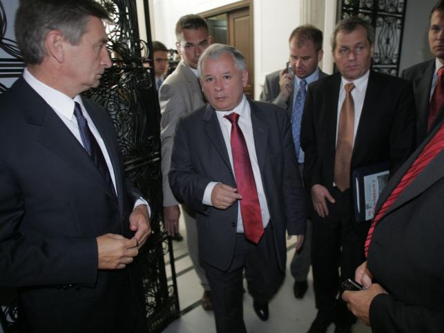 Kaczyński: Platforma boi się SLD