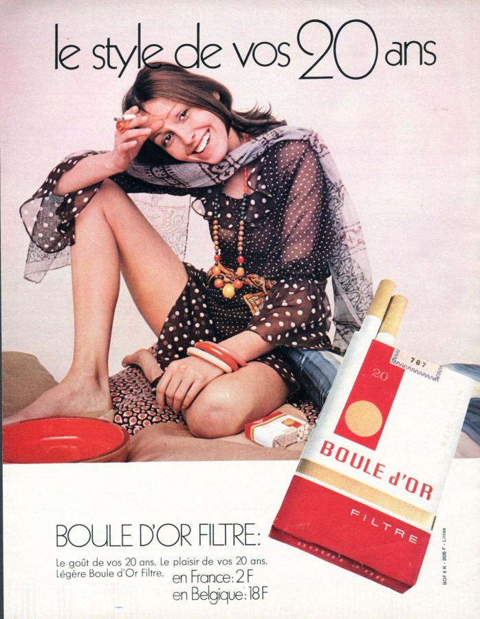 Papierosy "Boule d'Or", rok 1990