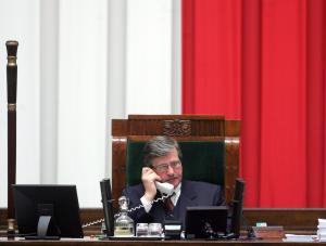 PiS o Komorowskim: To najbardziej upolityczniony marszałek w historii Sejmu