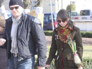 Pazura z palmą w kościele