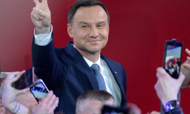 Andrzej Duda w sztabie wyborczym
