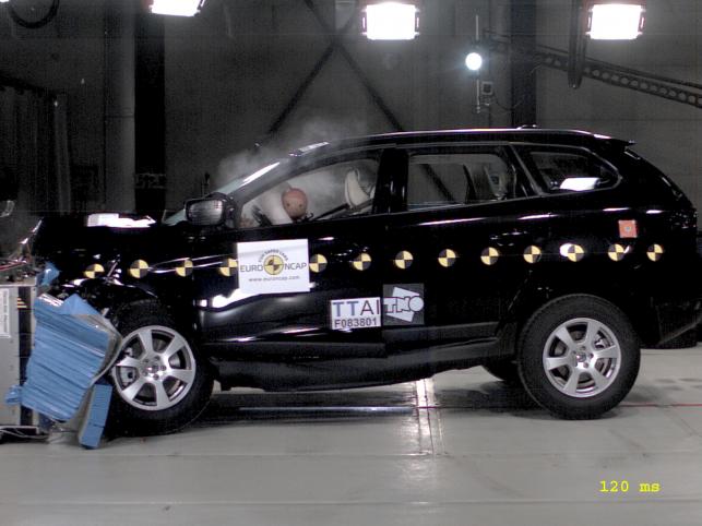 Volvo XC60 - ochrona dzieci: 4 gwiazdki. Ochrona pieszych przy zderzeniu: 2 gwiazdki