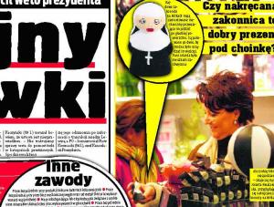 Kwaśniewska kupiła zakonnice na kółkach