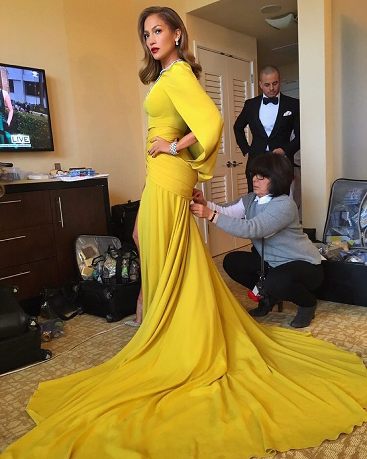 Jennifer Lopez na chwilę przed wielkim wyjściem