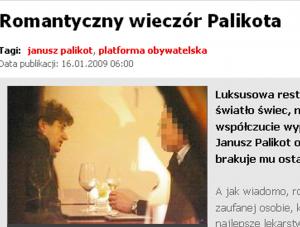 Palikot odreagowuje stresy przy winie