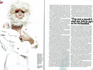 Lady GaGa w grudniowym magazynie  quot;Flare quot;