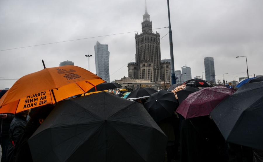 "Czarny protest" w Warszawie