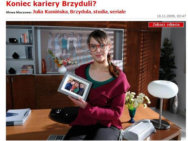 Koniec "Brzyduli". Czas na naukę